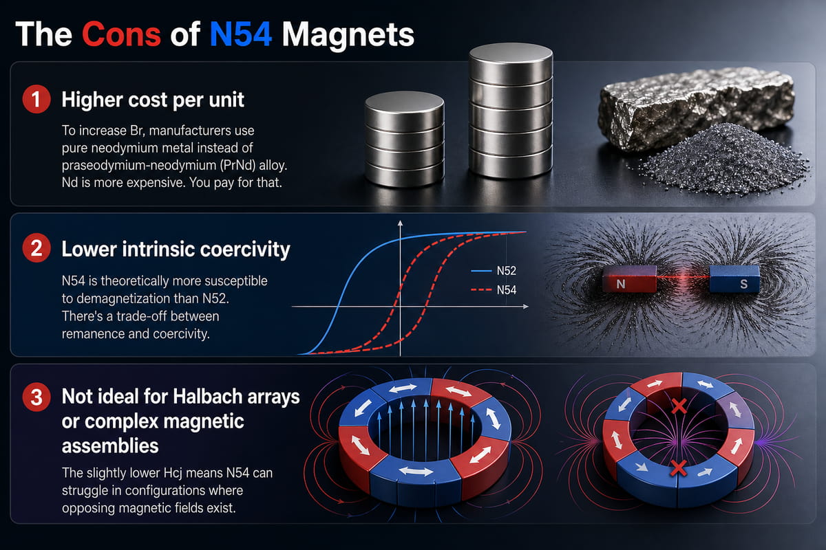 Die Nachteile von N54-Magneten