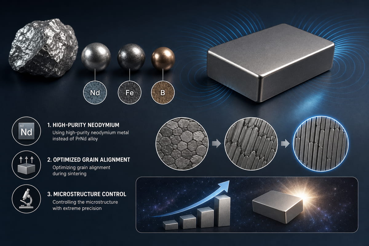 Woraus besteht ein N54-Magnet?