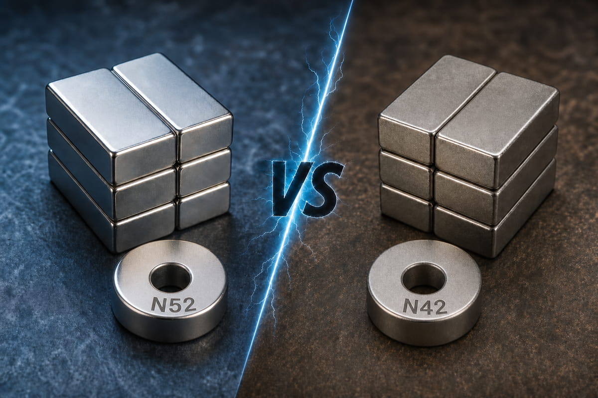 n52- vs. n42-Magnete