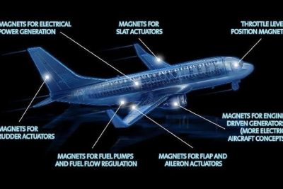 Magnete, die in der Luft- und Raumfahrt eingesetzt werden